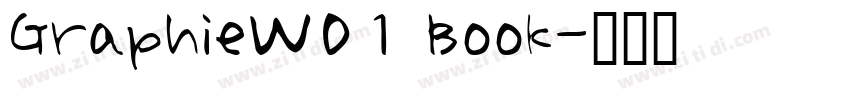 GraphieW01 Book字体转换